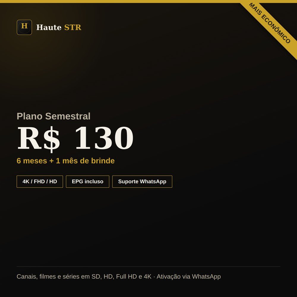 Imagem ilustrativa do Plano Semestral da Haute STR