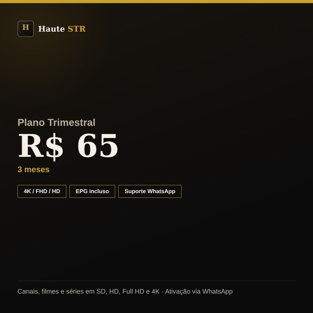 Imagem ilustrativa do Plano Trimestral da Haute STR
